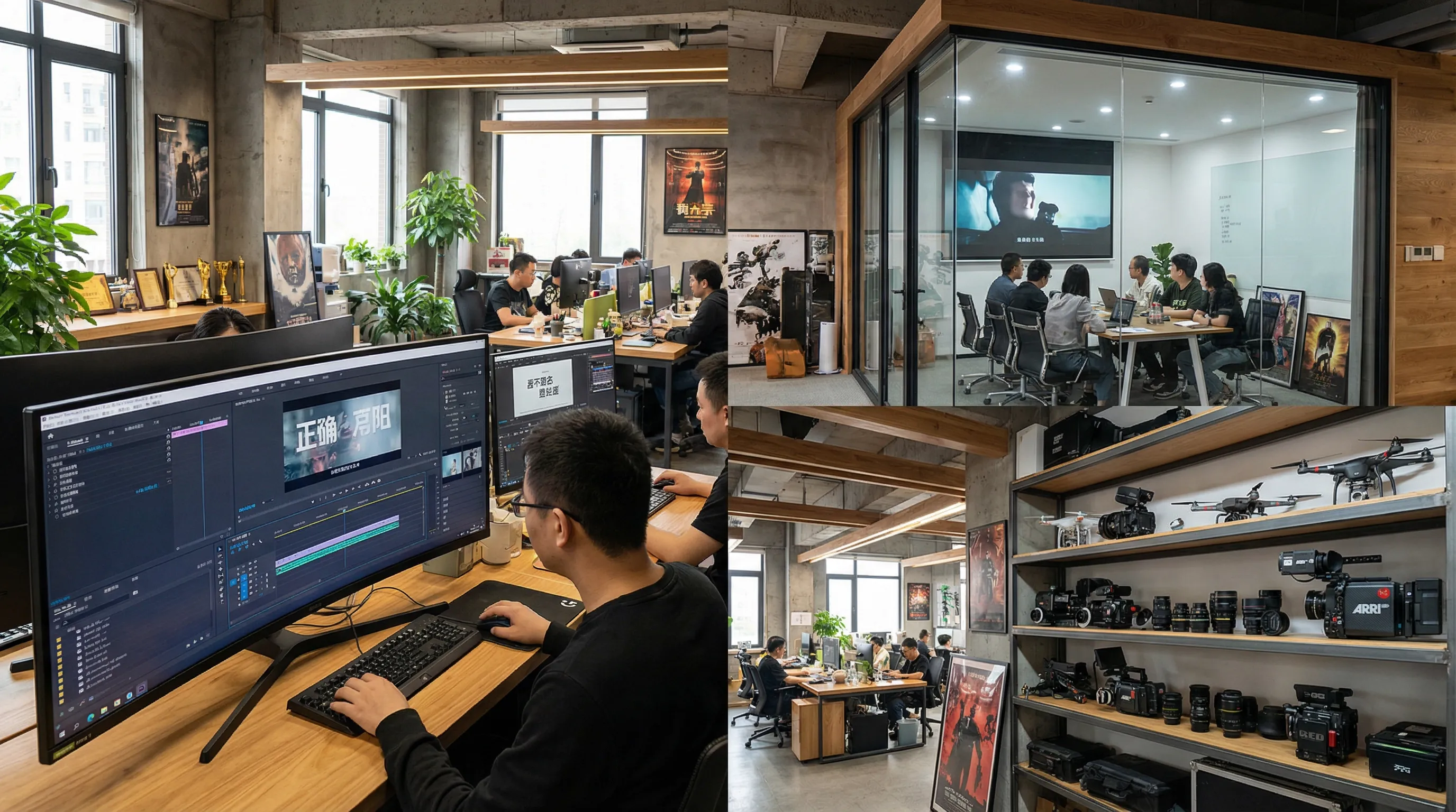 91影视传媒公司办公室